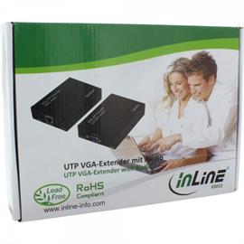 InLine Extender VGA UTP with Audio up to 300m